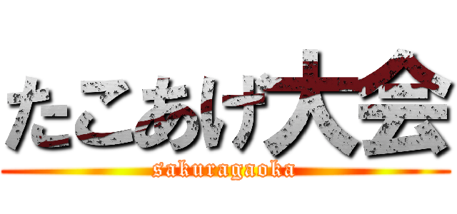 たこあげ大会 (sakuragaoka)