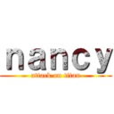 ｎａｎｃｙ (attack on titan)