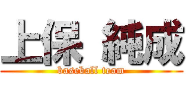 上保 純成 (baseball team)