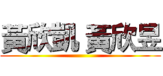 黃欣凱 黃欣昱 ()