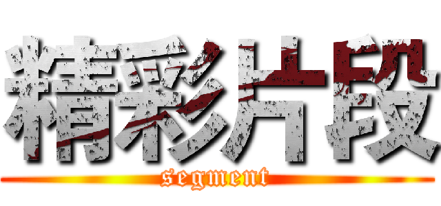 精彩片段 (segment)