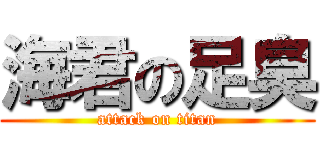 海君の足臭 (attack on titan)