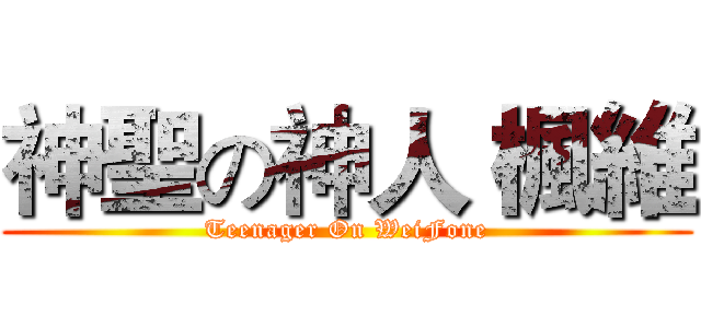 神聖の神人 楓維 (Teenager On WeiFone)