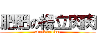 肥肥の楊立肉肉 (attack on titan)