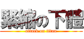 緊縮の下體 (attack on titan)
