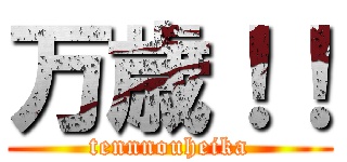 万歳！！ (tennnouheika)