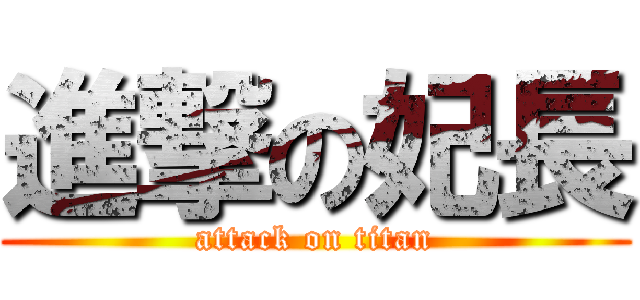 進撃の妃長 (attack on titan)