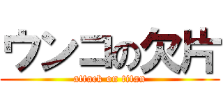 ウンコの欠片 (attack on titan)