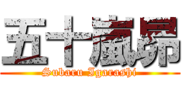 五十嵐昴 (Subaru Igarashi)