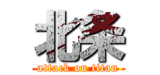 北条 (attack on titan)