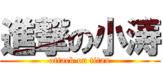 進撃の小涛 (attack on titan)