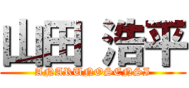 山田 浩平 (ANARUNOSENSI)