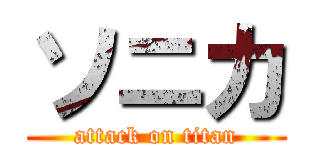 ソニカ (attack on titan)