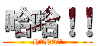 哈哈！！ (HAHA!!)
