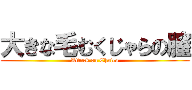 大きな毛むくじゃらの膣 (Attack on Chairo)