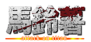 馬鈴薯 (attack on titan)