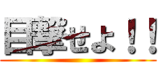 目撃せよ！！ ()