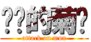 进击的菊长 (attack on mun)