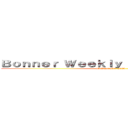 Ｂｏｎｎｅｒ Ｗｅｅｋｌｙ Ｎｅｗｓｌｅｔｔｅｒ (18 September 2020)