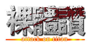 裸體讚 (attack on titan)