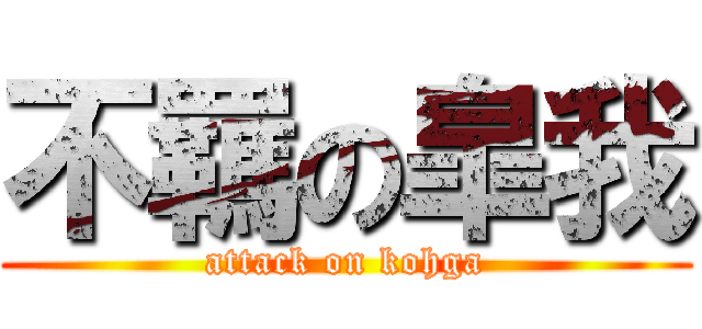 不羈の皐我 (attack on kohga)