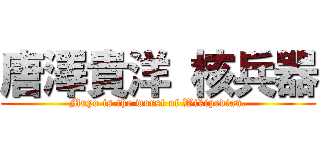 唐澤貴洋 核兵器 (Muyo is the worst of Wikipedian.)