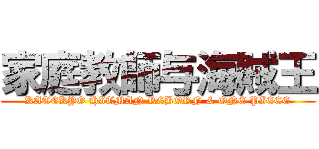 家庭教師与海賊王 (KATEKYO HITMAN REBORN & ONE PIECE)