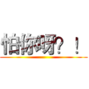 怕你呀？！ ()