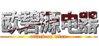 欧碧源电器 (attack on titan)