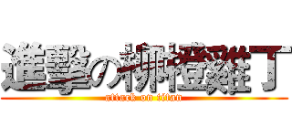 進擊の柳橙雞丁 (attack on titan)
