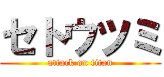 セトウツミ (attack on titan)