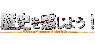 歴史を感じよう！ (About shrine and building)