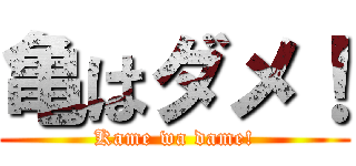 亀はダメ！ (Kame wa dame!)