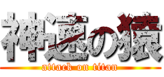 神速の猿 (attack on titan)