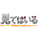 見てはいる (Have a look)