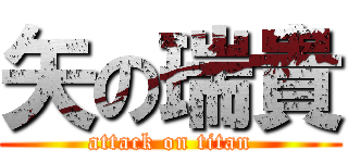 矢の瑞貴 (attack on titan)