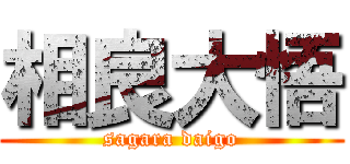 相良大悟 (sagara daigo)