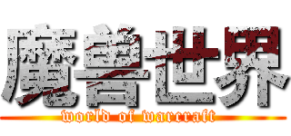 魔兽世界 (world of warcraft )