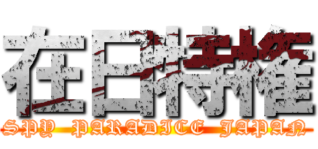在日特権 (SPY  PARADICE  JAPAN)
