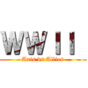 ＷＷＩＩ  (Axis vs Allies)