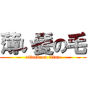 薄い髪の毛 (attack on titan)