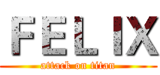 ＦＥＬＩＸ (attack on titan)