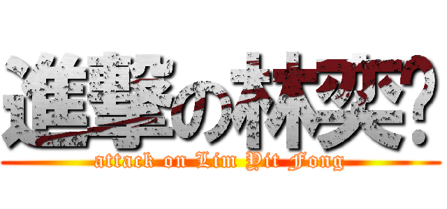 進撃の林奕沣 (attack on Lim Yit Fong)