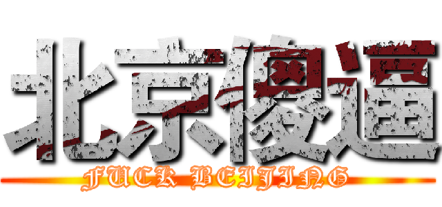 北京傻逼 (FUCK BEIJING)