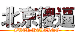 北京傻逼 (FUCK BEIJING)