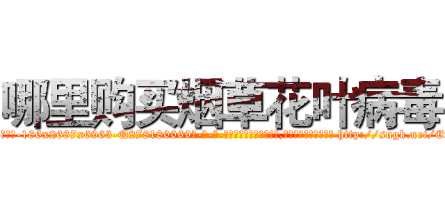 哪里购买烟草花叶病毒 (哪里购买烟草花叶病毒【电-186x2687x6963-Q278180069元-吉-药-业】我们做的是长期生意,靠的是老客户长期支持 http://sngk.net/EAR180
)