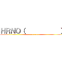 ＨＲＮＯ（            ） (attack on titan)