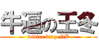 牛逼の王冬 (winter king NB)