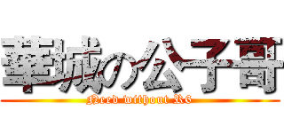 華城の公子哥 (Need without R6)