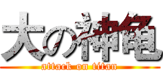 大の神龟 (attack on titan)